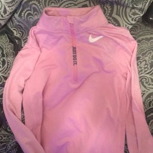 Baby pink Nike running jacket or light jacket.